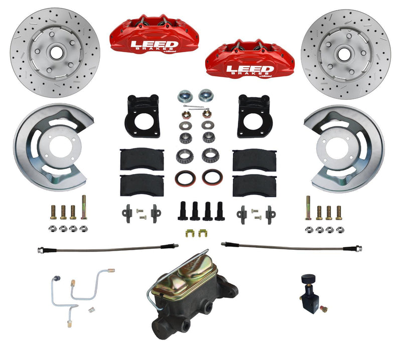LEED BRAKES RFC0005-405X 65-66 Mustang Brake Conversion Kit