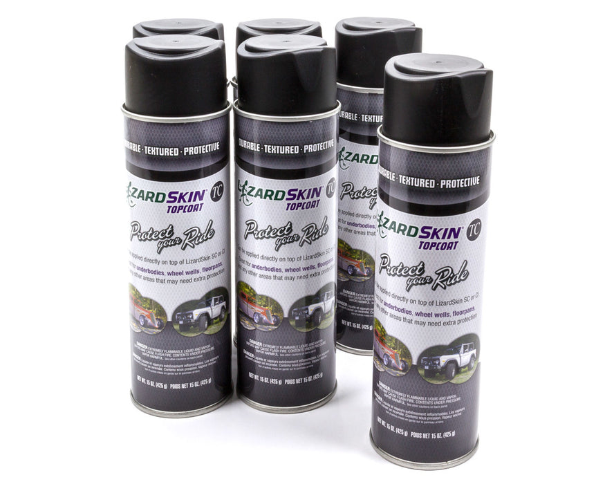LIZARD SKIN 3010.6 Top Coat Coating Case 6 x 15oz Aerosol Cans