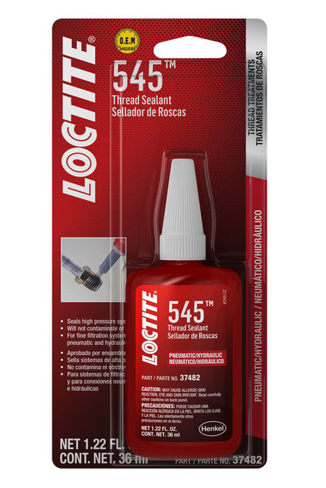 LOCTITE 492145 Thread Sealant 545 36ml/ 1.22oz Pneumatic/Hydrlic