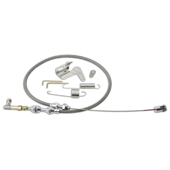 LOKAR DP-1000HT36 Duo-Pak Hi-Tech Throttle Cable w/Brackets 36in