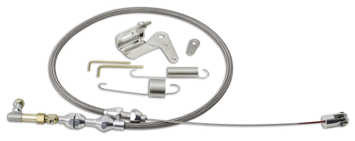 LOKAR DP-1000HT Duo-Pak Hi-Tech Throttle Cable w/Brackets