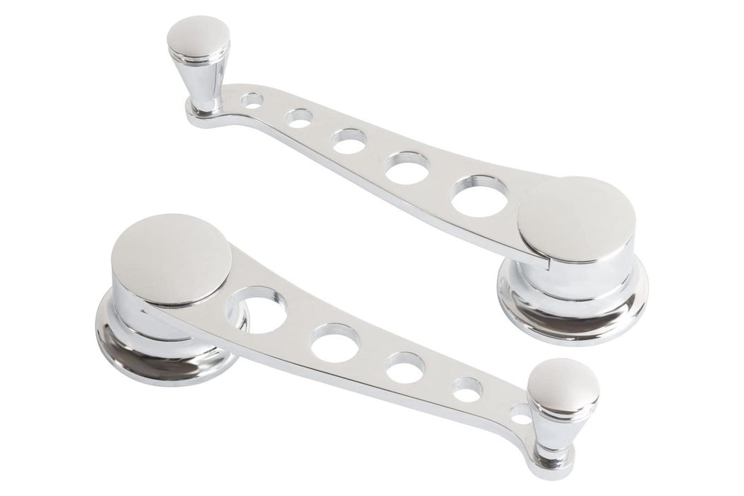 LOKAR IDH-2031 49-Up GM/Ford Window Cranks Chrome Pair