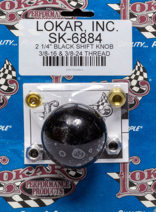 LOKAR SK-6884 Shift Knob 2-1/4in Black