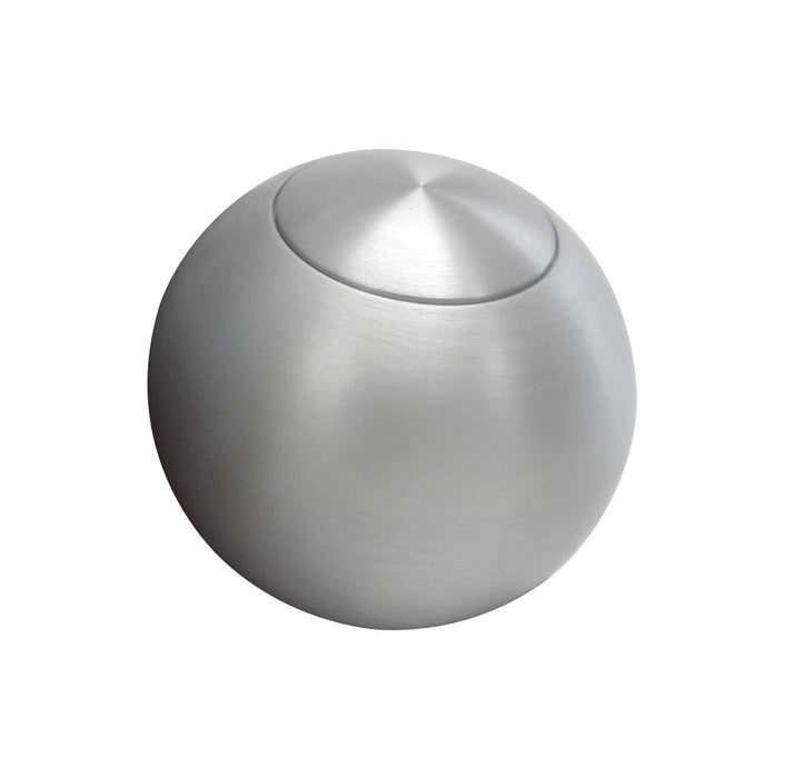 LOKAR SK-6920 2in Shift Knob Solid Round Brushed w/Button