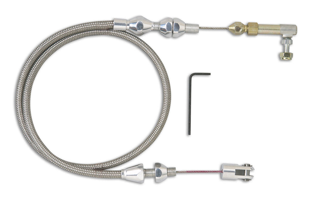 LOKAR TCP-1000HT Hi-Tech Throttle Cable - Polished