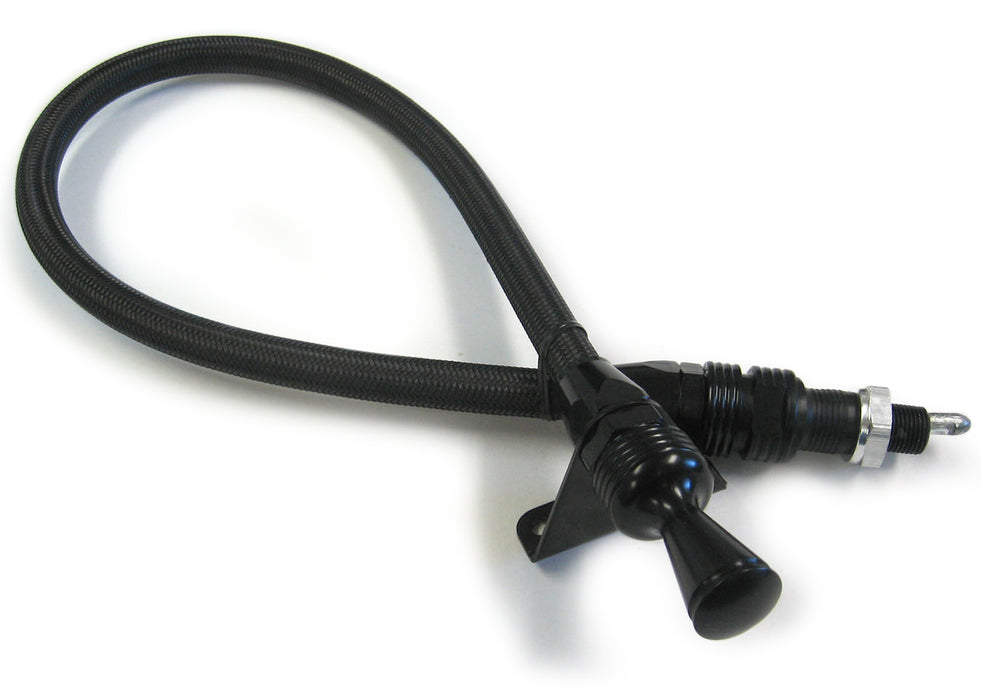 LOKAR X1210147 Black Locking Dipstick GM P/G Firewall Mount
