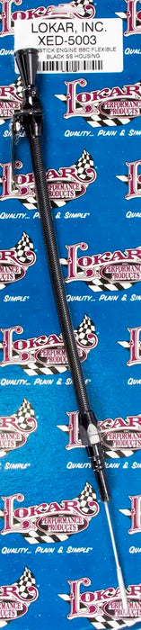 LOKAR XED-5003 Flexible Engine Dipstick Black BBC