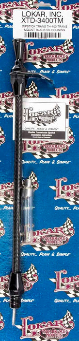 LOKAR XTD-3400TM Black Dipstick GM TH400 Trans - Trans Mount