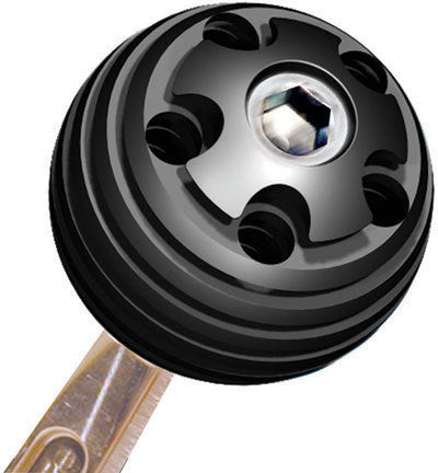 LONGACRE 52-22601 Shifter Knob Alum 3/8in-16