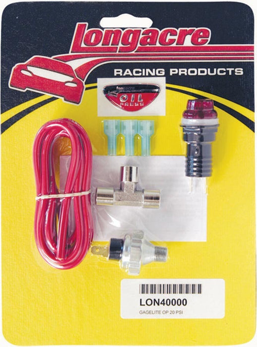 LONGACRE 52-40000 Gagelite Kit O/P 1/8in. NPT 20psi