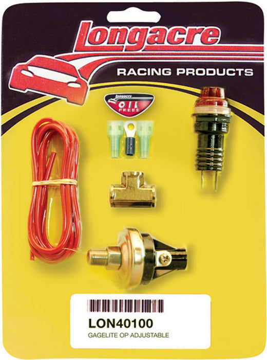 LONGACRE 52-40100 Gagelite Kit O/P 1/8in. NPT 15-50psi