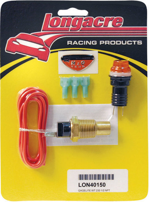 LONGACRE 52-40150 Gagelite Kit W/T 1/2in. NPT 230 Deg