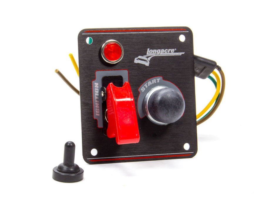 LONGACRE 52-44863 Ignition Panel Black w/Pilot Light