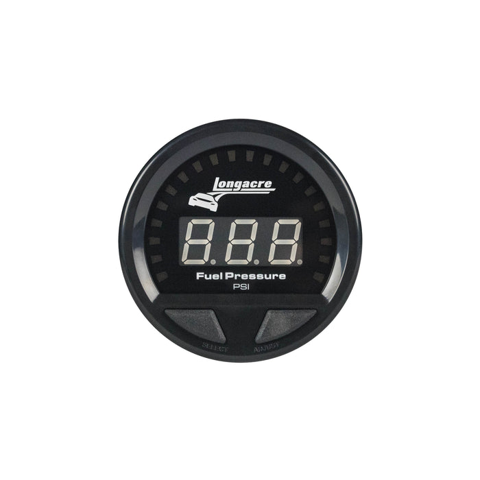 LONGACRE 52-46858 Waterproof LED Fuel Pressure Gauge 0-15psi