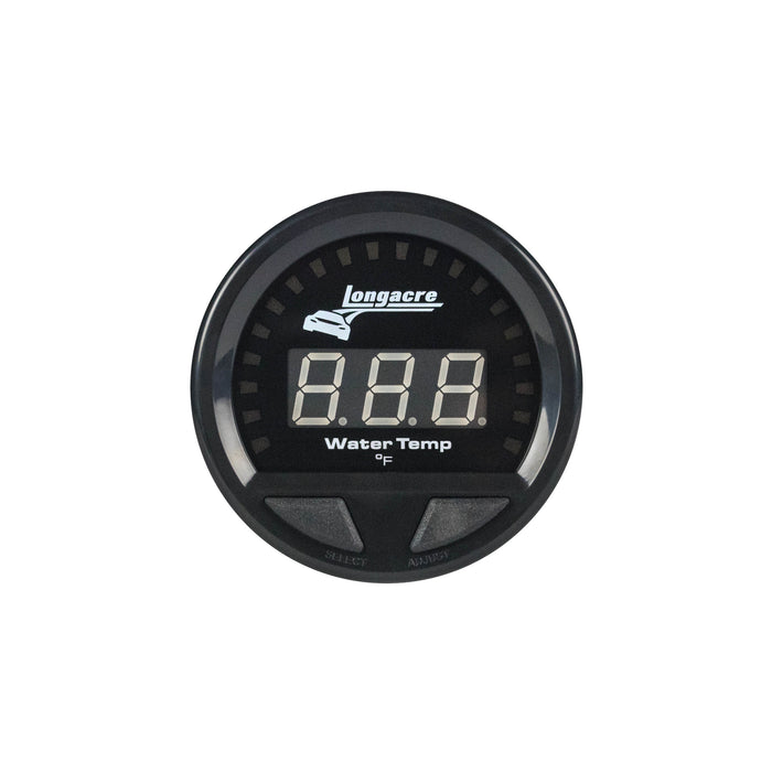 LONGACRE 52-46860 Waterproof LED Water Temp Gauge 100-280f