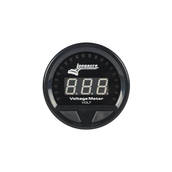 LONGACRE 52-46862 Waterproof LED Volt Gauge 8-18v