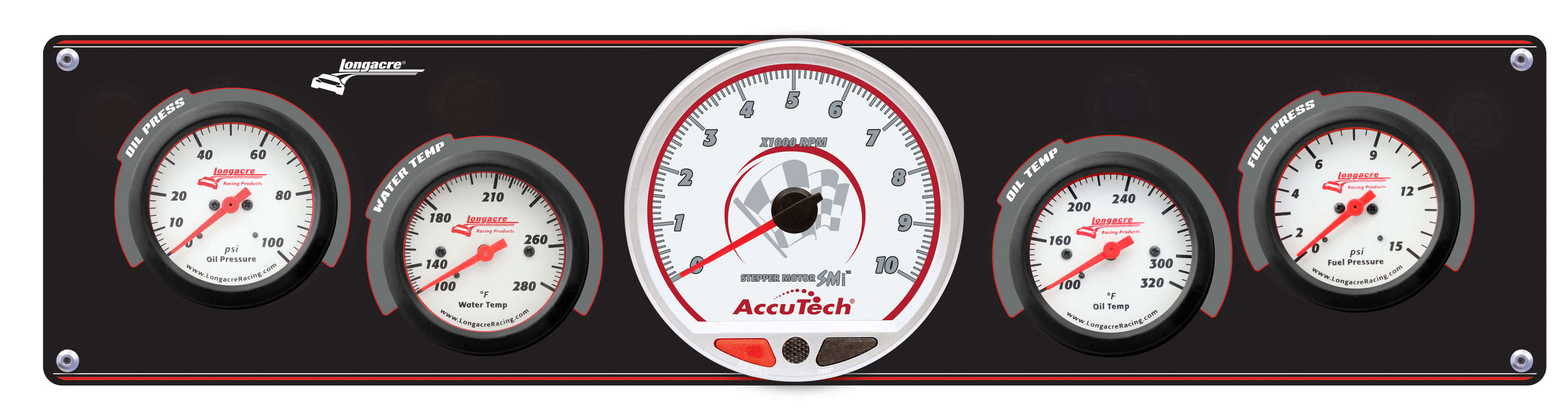 LONGACRE 52-46910 Gauge Panel Sportsman OP / WT / FP / OT Tach
