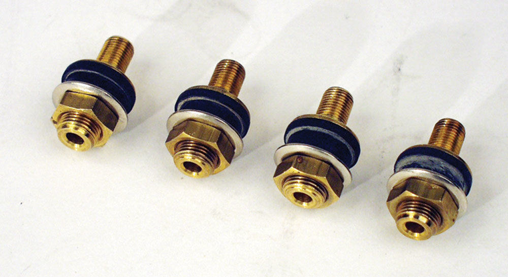 LONGACRE 52-50265 Brass Valve Stems Low Profile (4pk)