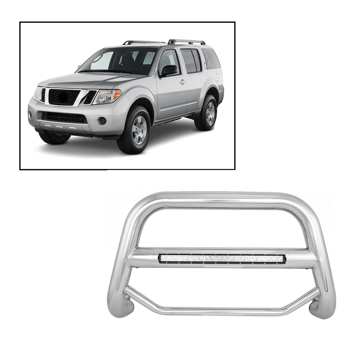 Black Horse Off Road MAB-NIC6105S Stainless Steel Stainless Steel No skid plate - Truck Part Superstore