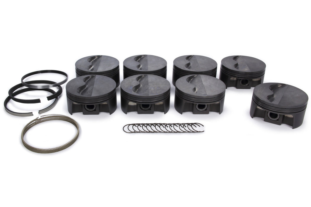 MAHLE PISTONS 197726830 SBC FT Piston & Ring Set 4.030 Bore -9.0cc