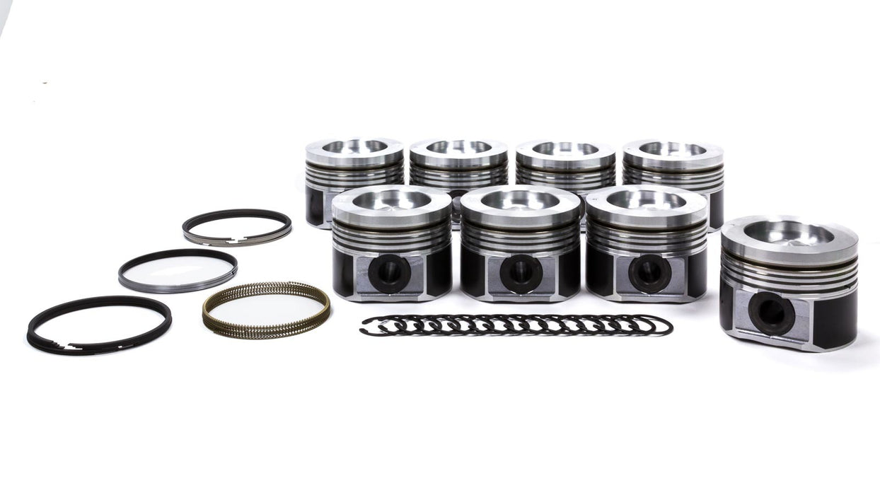 MAHLE PISTONS 930036075 6.6L Duramax PowerPak Piston Set 4.075 Bore