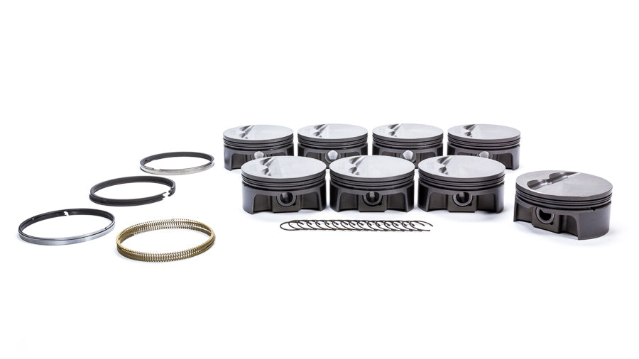 MAHLE PISTONS 930200725 SBC PowerPak F/T Piston Set 4.125 Bore