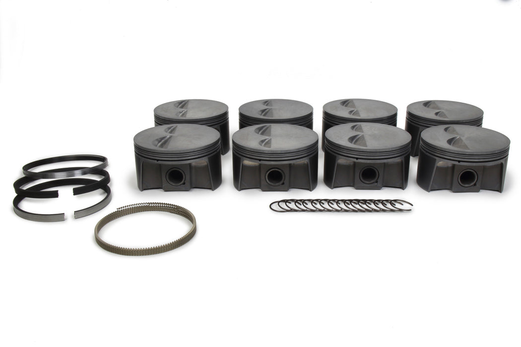 MAHLE PISTONS 930206660 SBC PowerPak Piston Set 4.060 Bore -2.4cc