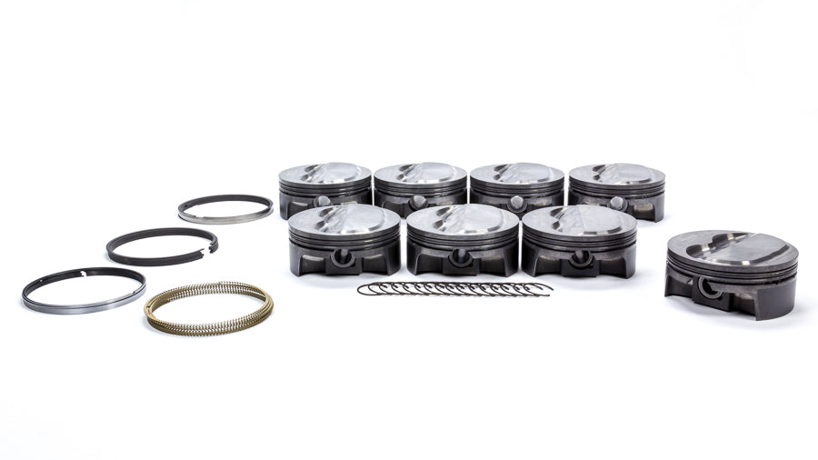MAHLE PISTONS 930208825 SBC PowerPak F/T Piston Set 4.125 Bore
