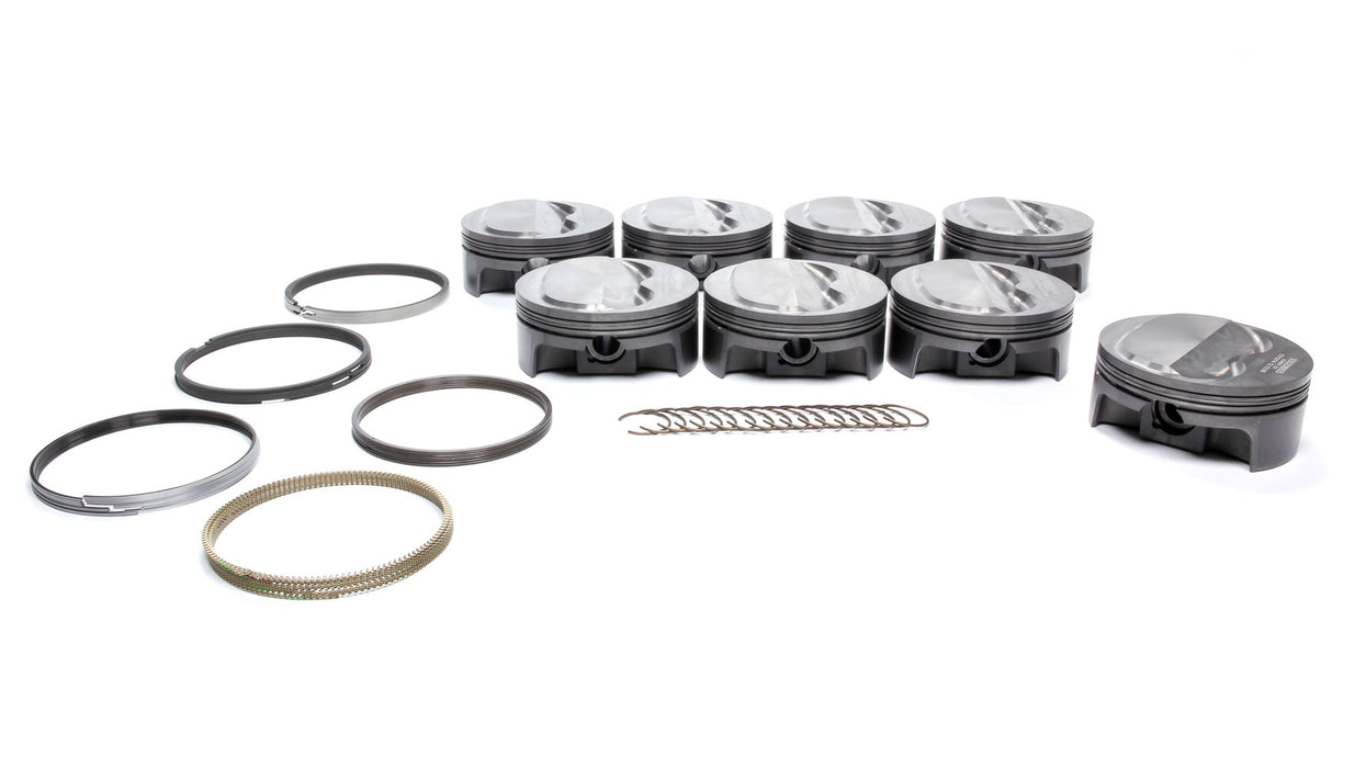 MAHLE PISTONS 930208855 SBC PowerPak Domed Piston Set 4.155 Bore