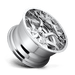 Fuel 1PC D53617658230 D536 17X6.5 8X6.5 CHR-PLATED -178MM - Truck Part Superstore