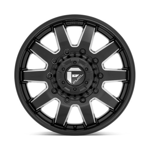 Fuel 1PC D5382082A9 D538 20X8.25 10X225 MT-BLK-MIL 105MM - Truck Part Superstore