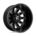 Fuel 1PC D53822829325 D538 22X8.25 8X210 MT-BLK-MIL -195MM - Truck Part Superstore