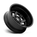 Fuel 1PC D53822829235 D538 22X8.25 8X200 MT-BLK-MIL -201MM - Truck Part Superstore