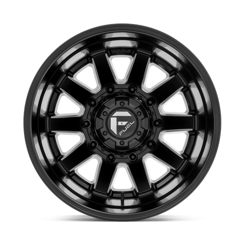 Fuel 1PC D53822829345 D538 22X8.25 8X210 MT-BLK-MIL -246MM - Truck Part Superstore