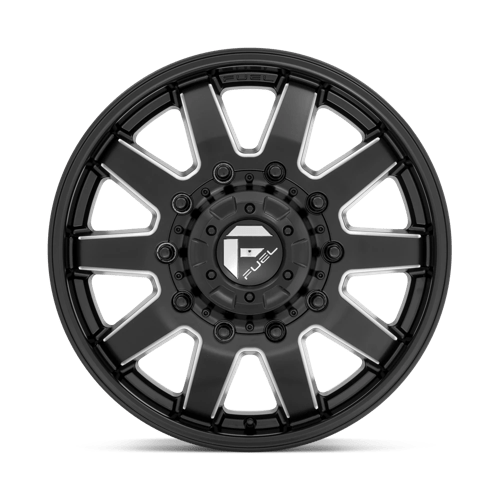 Fuel 1PC D538248292 D538 24X8.25 8X200 MT-BLK-MIL 105MM - Truck Part Superstore