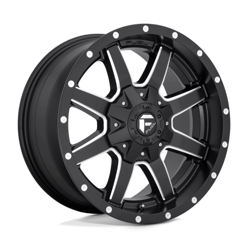 Fuel 1PC D5382090C165 D538 20X9 5X110/5.0 MT-BLK-MIL 38MM - Truck Part Superstore