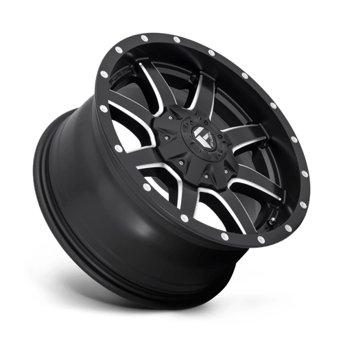 Fuel 1PC D53820828D45 D538 20X8.25 8X6.5 MT-BLK-MIL -265MM - Truck Part Superstore