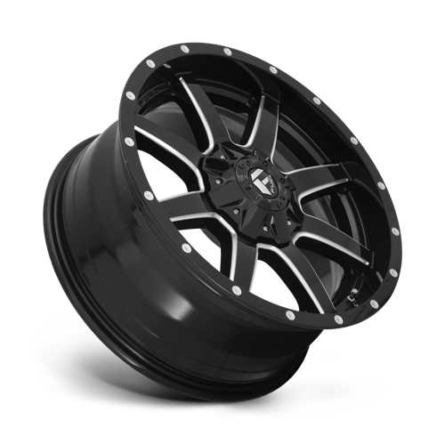 Fuel 1PC D61022001745 D610 22X10 8X170 GL-BLK-MIL -24MM - Truck Part Superstore
