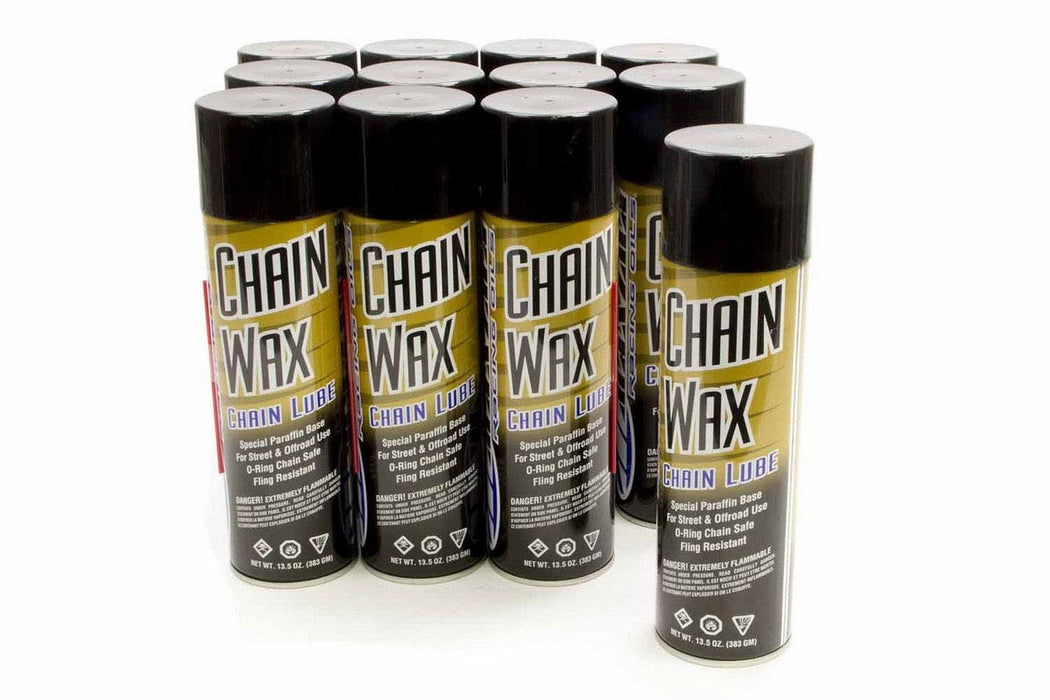 MAXIMA RACING OILS 74920 Chain Wax Chain Lube Case 12x13.5oz