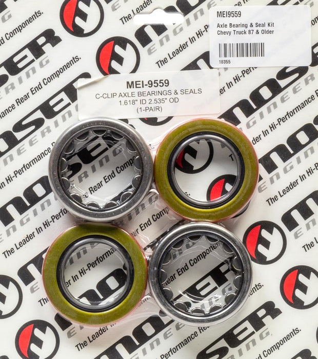 MOSER ENGINEERING 9559 Axle Bearing & Seal Kit Chevy Truck 87 & Older