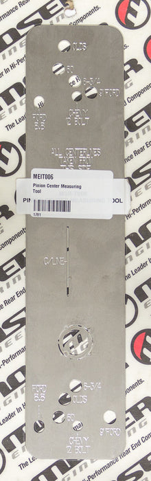 MOSER ENGINEERING T006 Pinion Center Measuring Tool