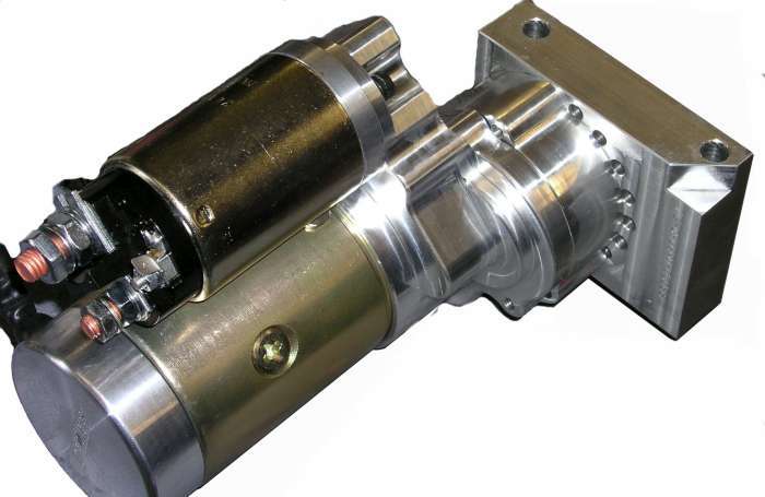 MEZIERE TS400 HD Offset Starter - Chevy V8 168 Tooth