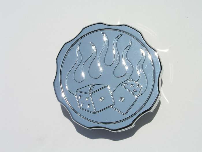 MEZIERE WCC00416C Radiator Cap - 16lbs. Fire & Dice Logo