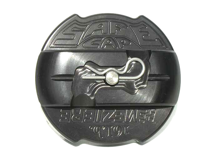 MEZIERE WCC301 16lb. Safecap Radiator Cap - Black Anodized