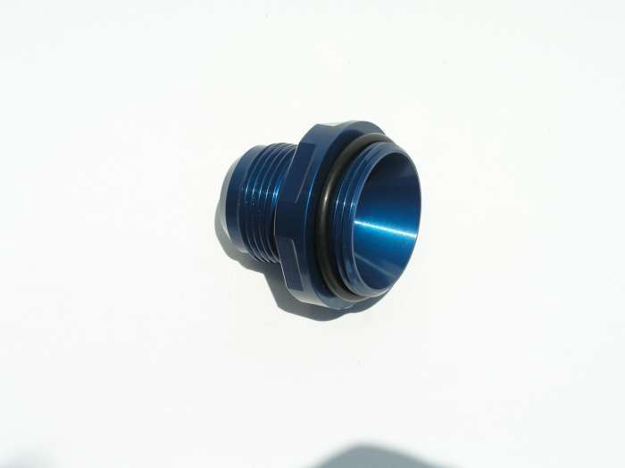 MEZIERE WN0040B #16 AN Water Neck Fitting - Blue