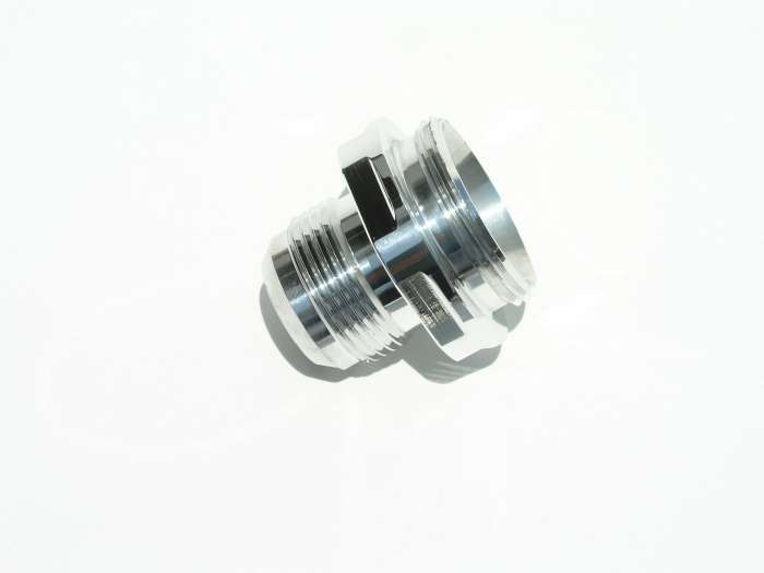 MEZIERE WN0040U #16 AN Water Neck Fitting - Polished