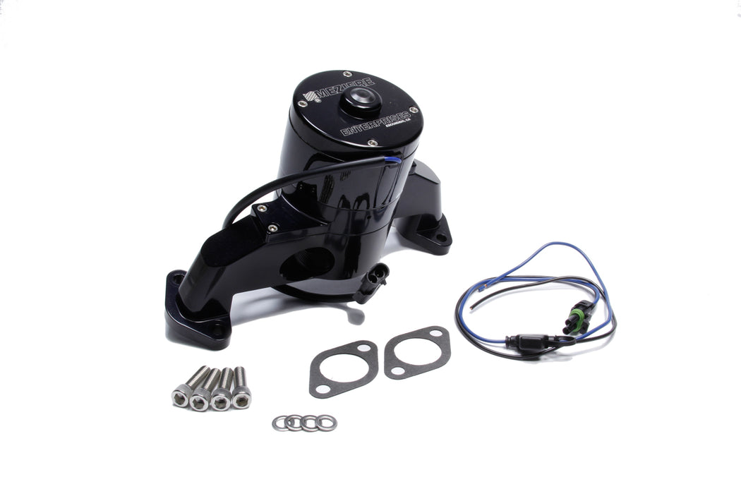 MEZIERE WP100SHD BBC Billet HD Electric Water Pump Black