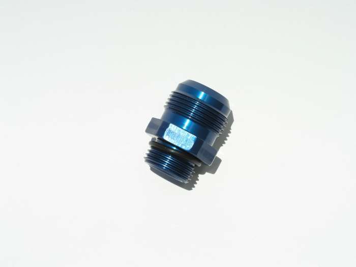 MEZIERE WP12016B -12an O-Ring to -16an Flare Fitting - Blue