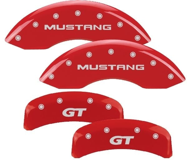 MGP CALIPER COVER 10095SMG1RD 94-04 Mustang Caliper Covers Red