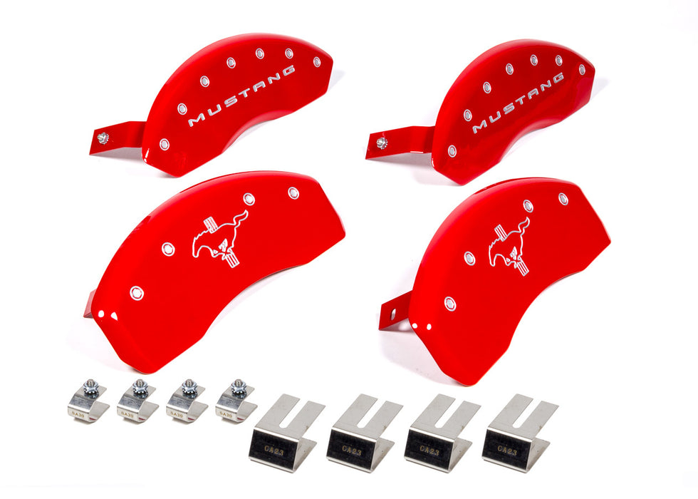 MGP CALIPER COVER 10202SMB2RD 15-   Mustang Caliper Covers Red